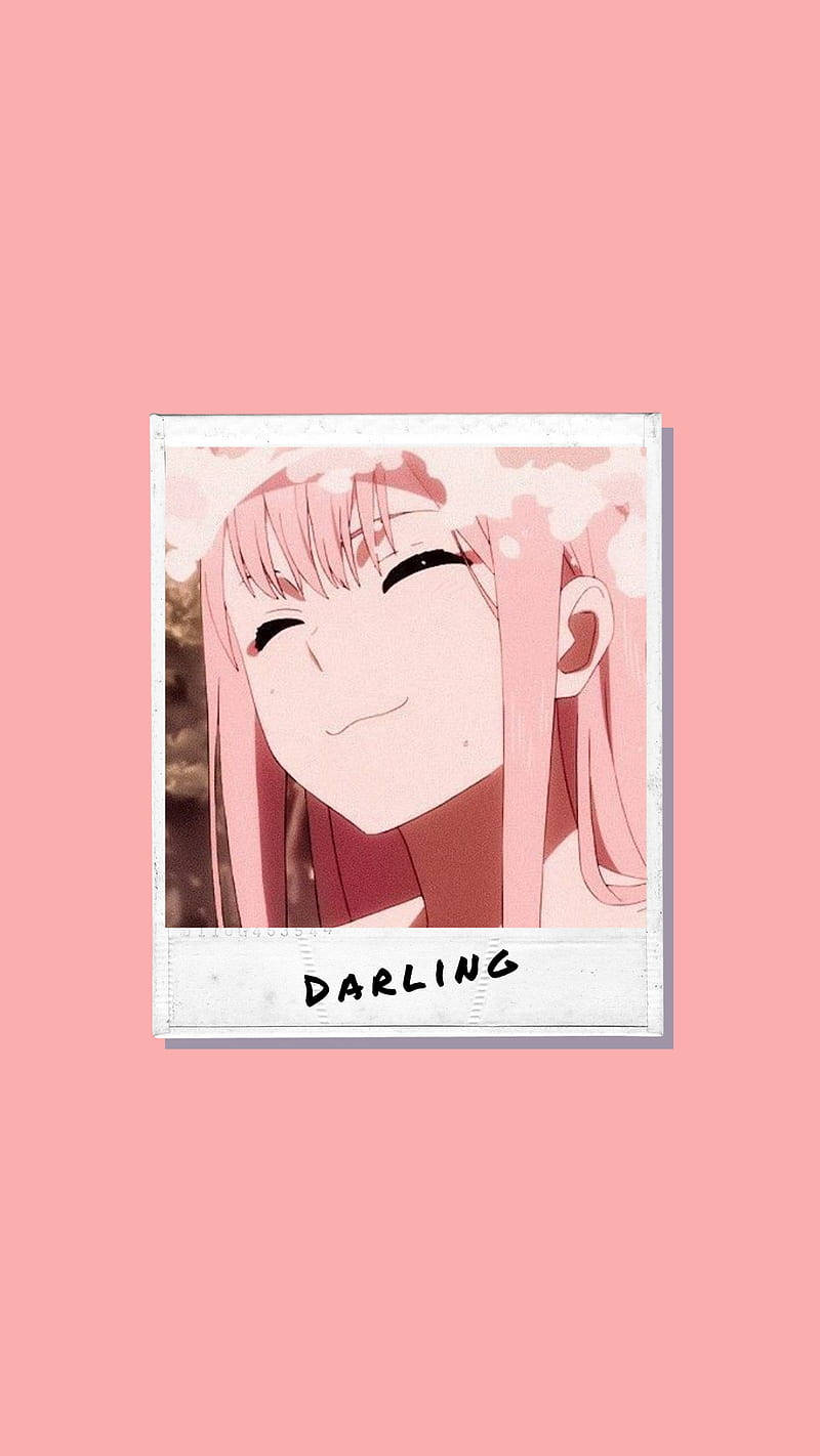 Kawaii Zero Two Phone Wallpaper