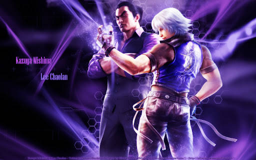 Kazuya Mishima And Lee Chaolan Wallpaper