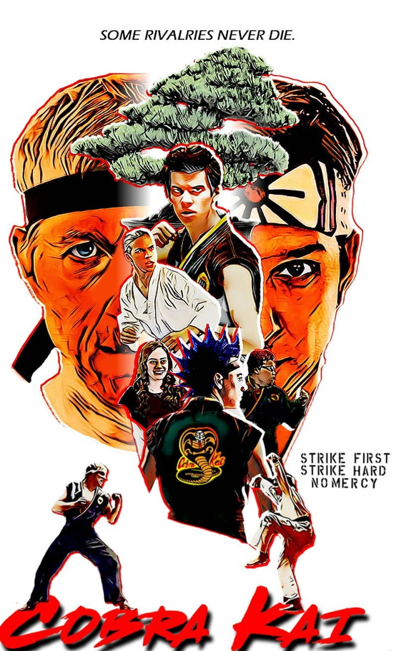 Keep Up To Date With The Latest Cobra Kai News On Your Phone Wallpaper