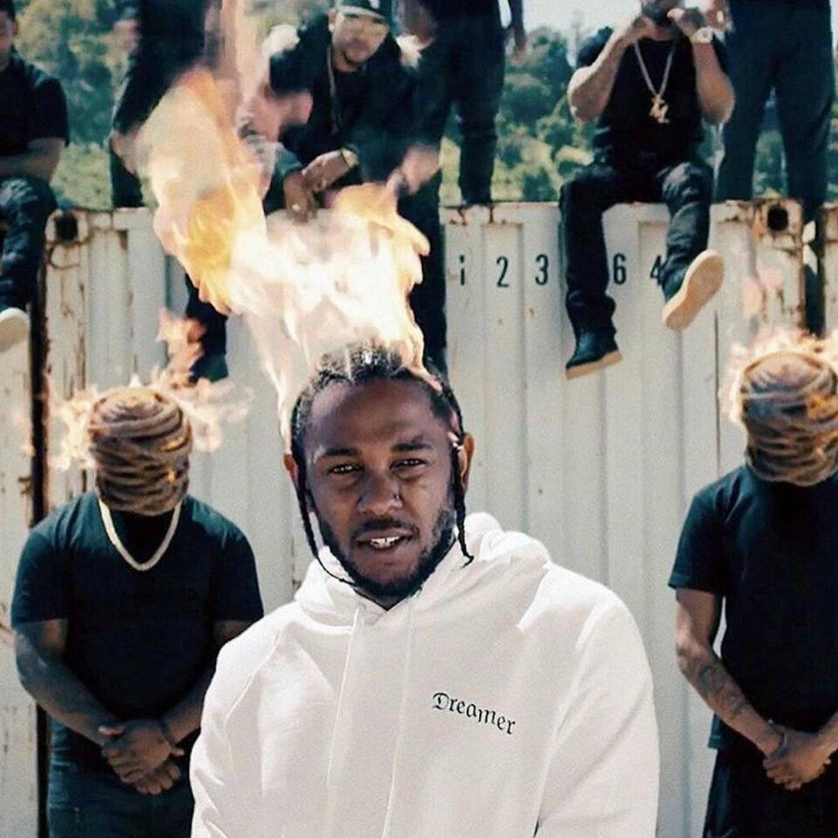 Kendrick Humble Fire Head Wallpaper