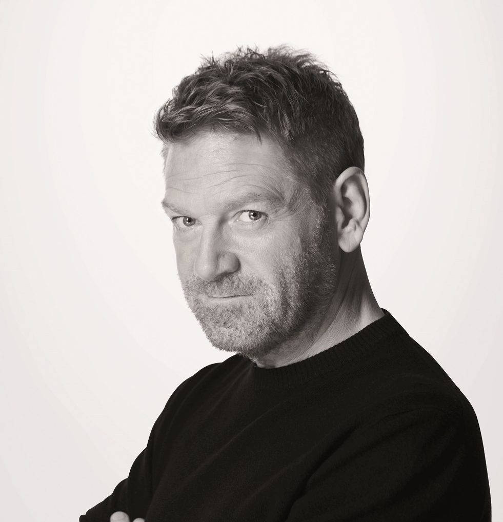 Kenneth Branagh In B&w Wallpaper