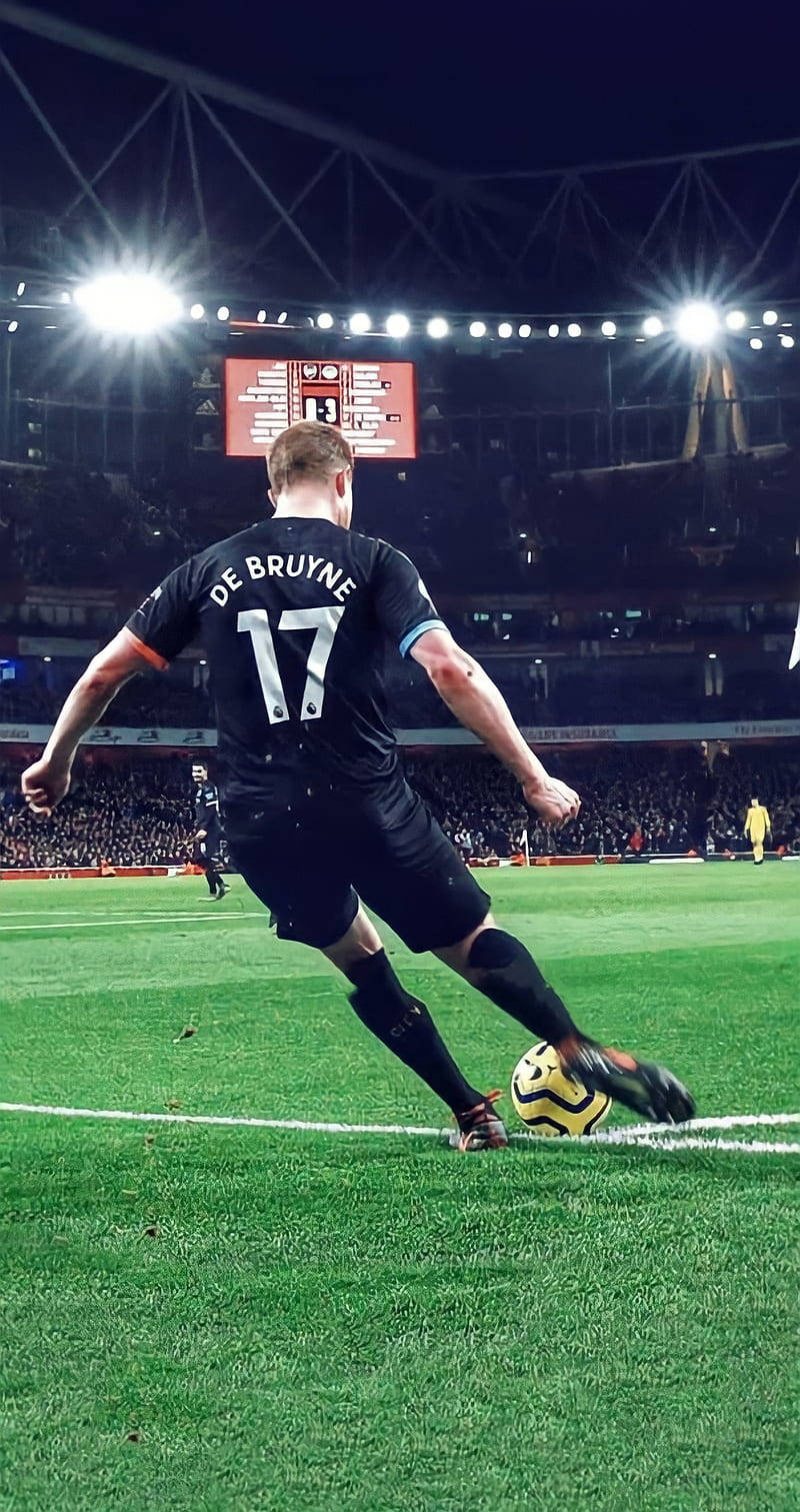 Kevin De Bruyne Jersey Number 17 Wallpaper