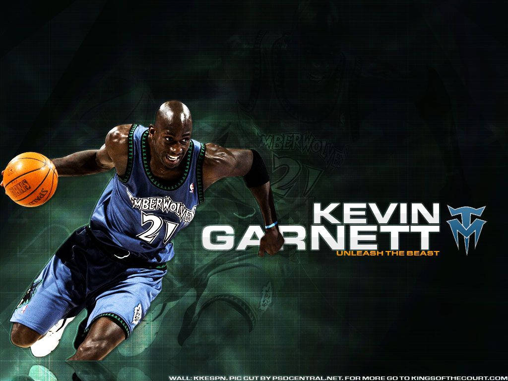 Kevin Garnett Unleash The Beast Wallpaper