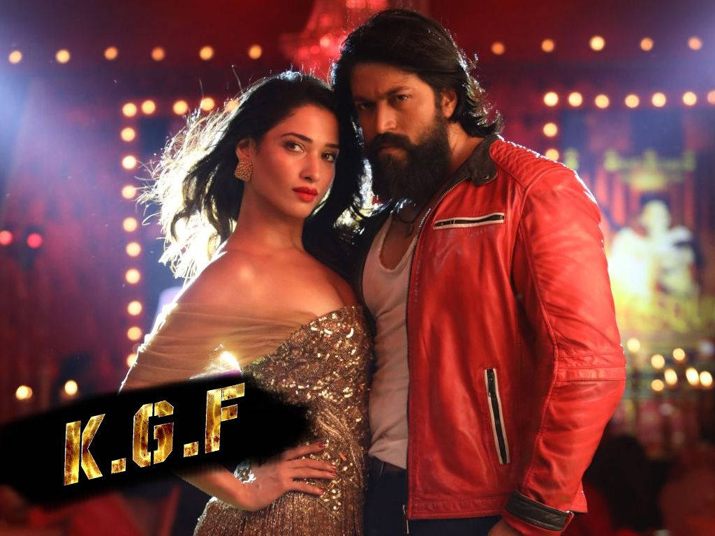 Kgf Yash And Milky Posing Wallpaper