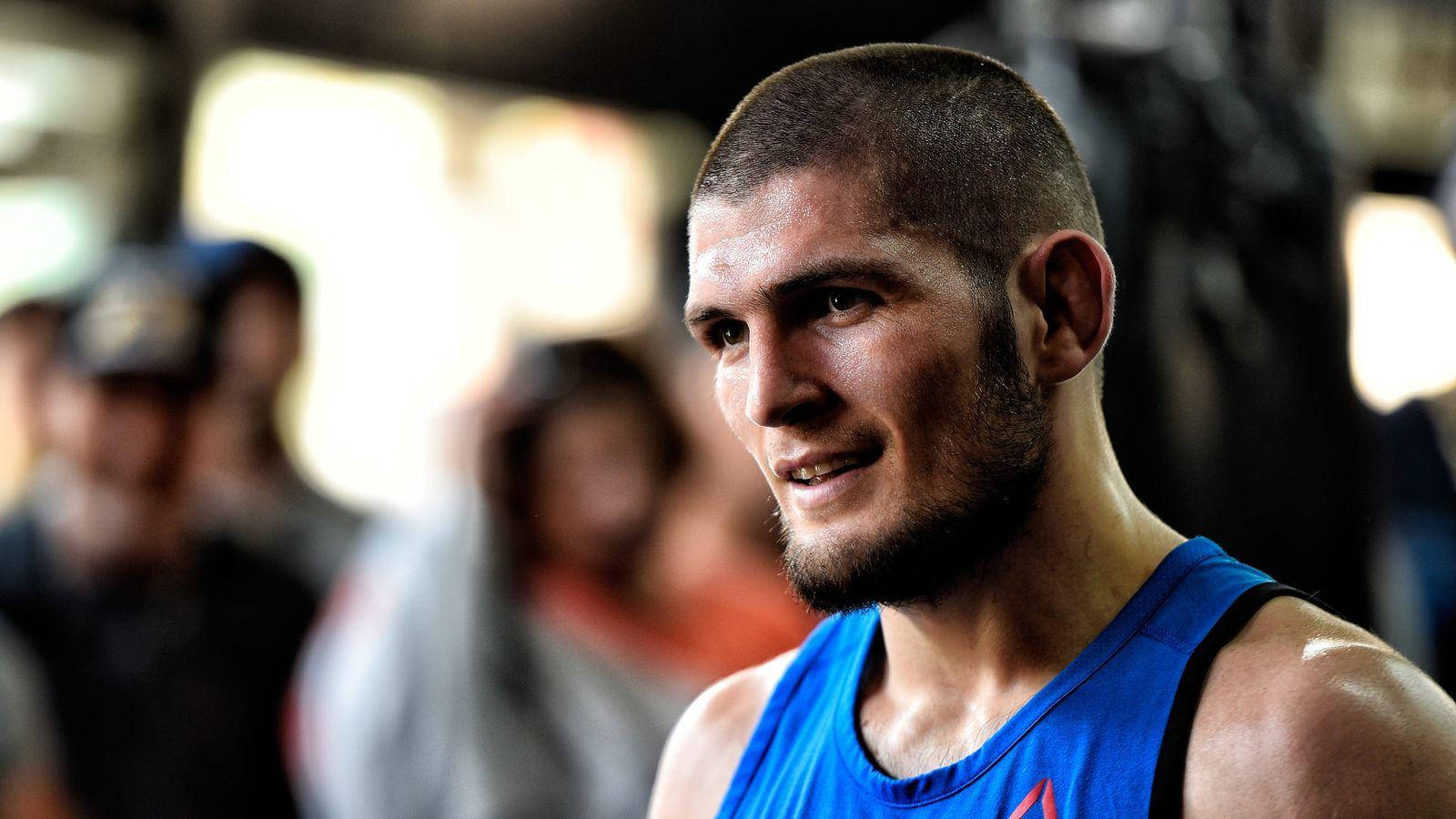 Khabib Nurmagomedov Smiling Wallpaper