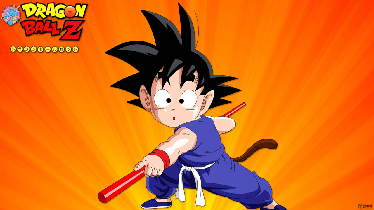 Kid Goku In The World Of Dragon Ball Z Wallpaper