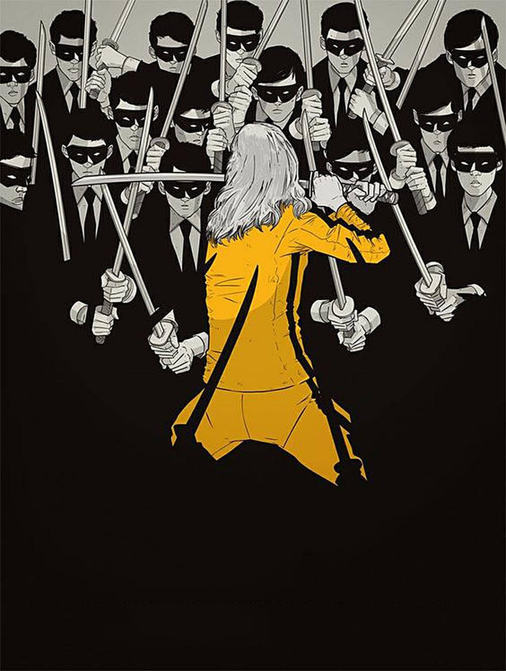 Kill Bill Black Masked Kato Grunts Wallpaper