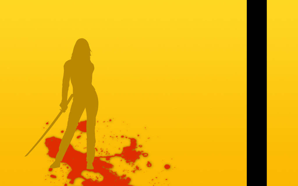 Kill Bill Bloody Canvas Poster Wallpaper