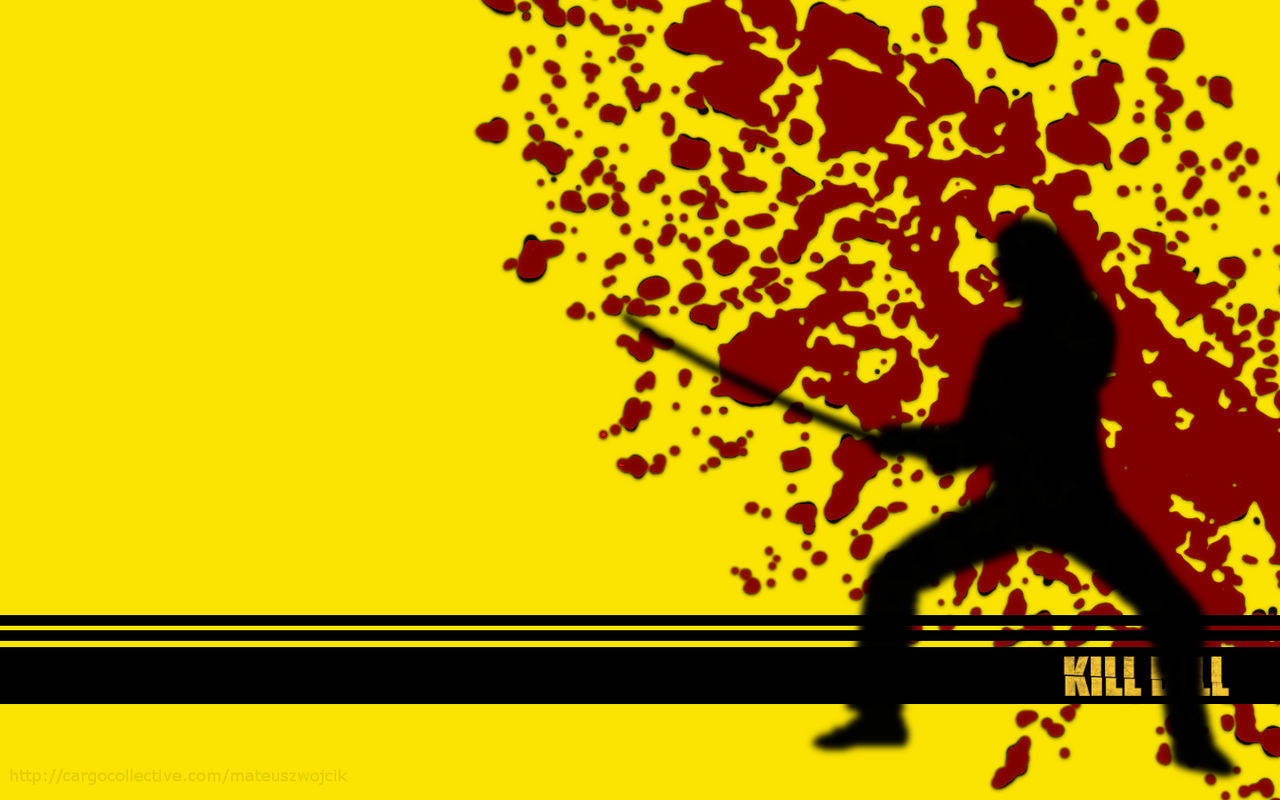 Kill Bill Bloody Movie Poster Wallpaper