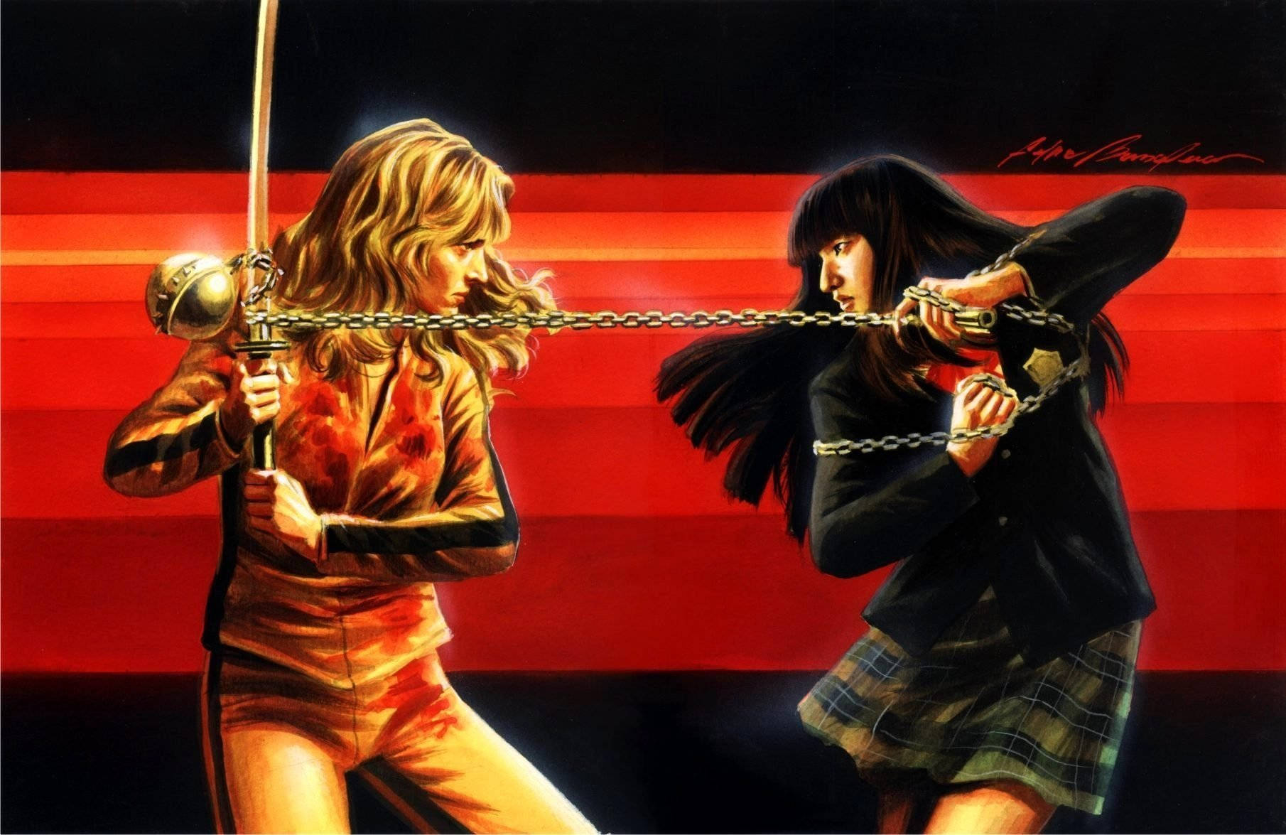 Kill Bill Bride Versus Gogo Wallpaper