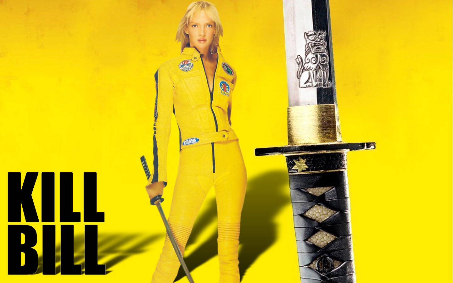 Kill Bill The Bride In Yellow Wallpaper