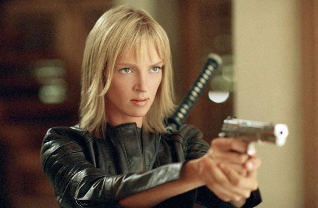 Kill Bill The Bride With Gun Wallpaper