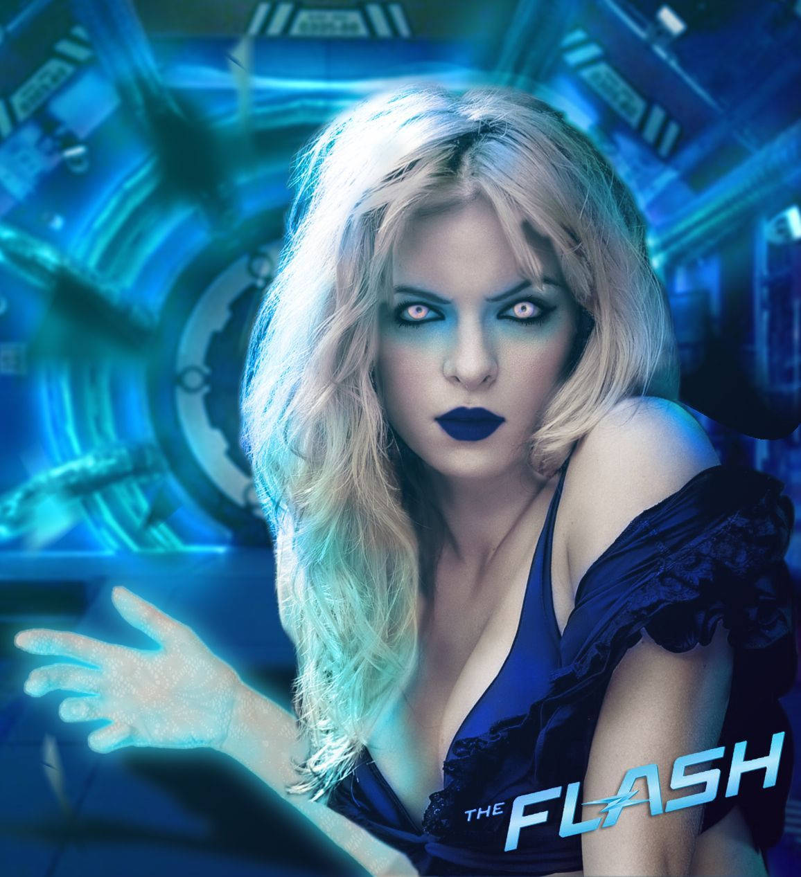 Killer Frost Snowy Eyes Wallpaper