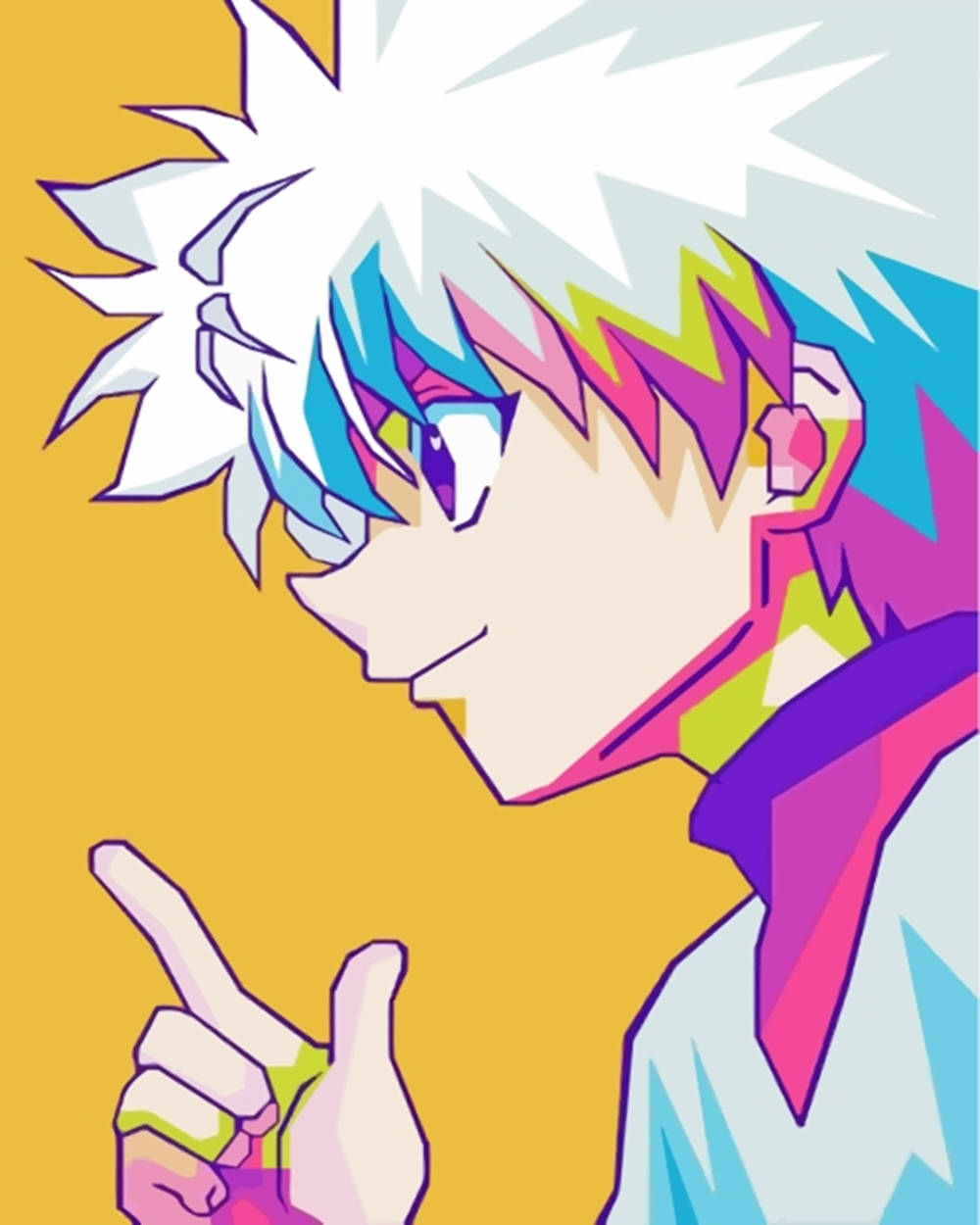 Killua Aesthetic Artwork Wallpaper