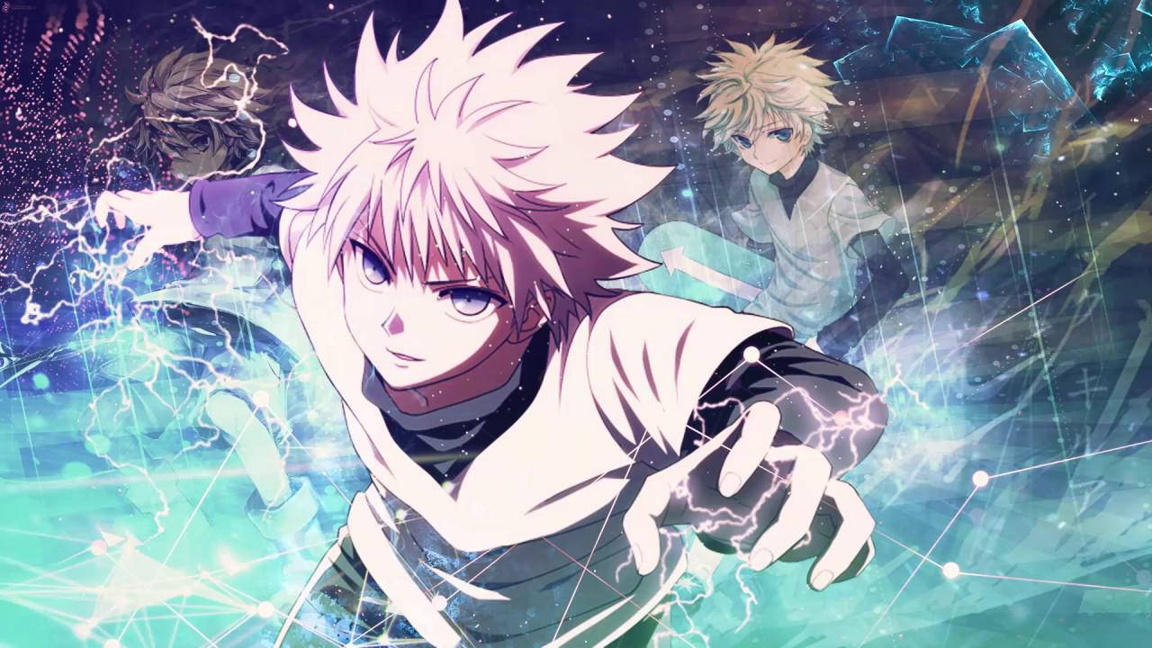 Killua Zaoldyeck Unleashes A Powerful Attack Wallpaper