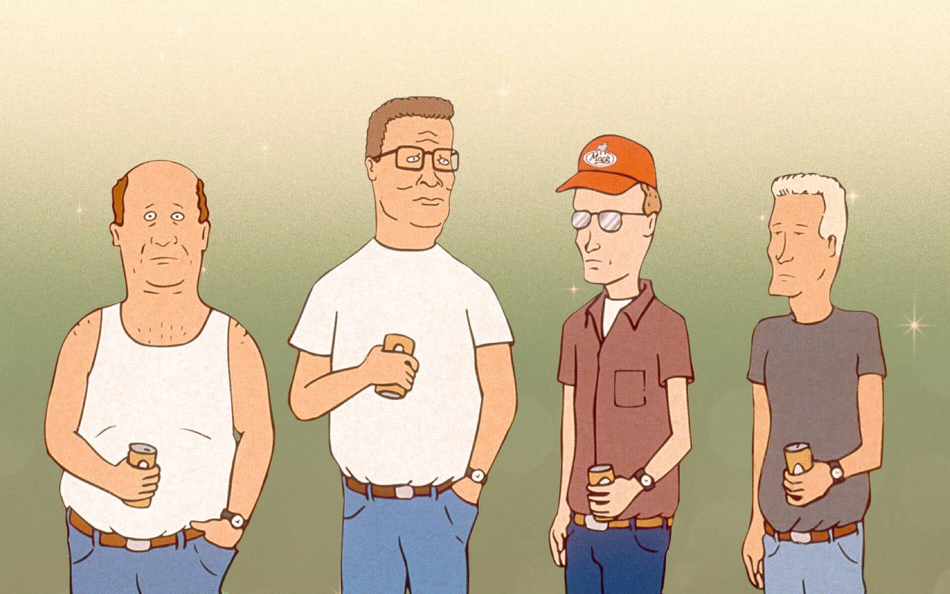 King Of The Hill Four Guys Wallpaper