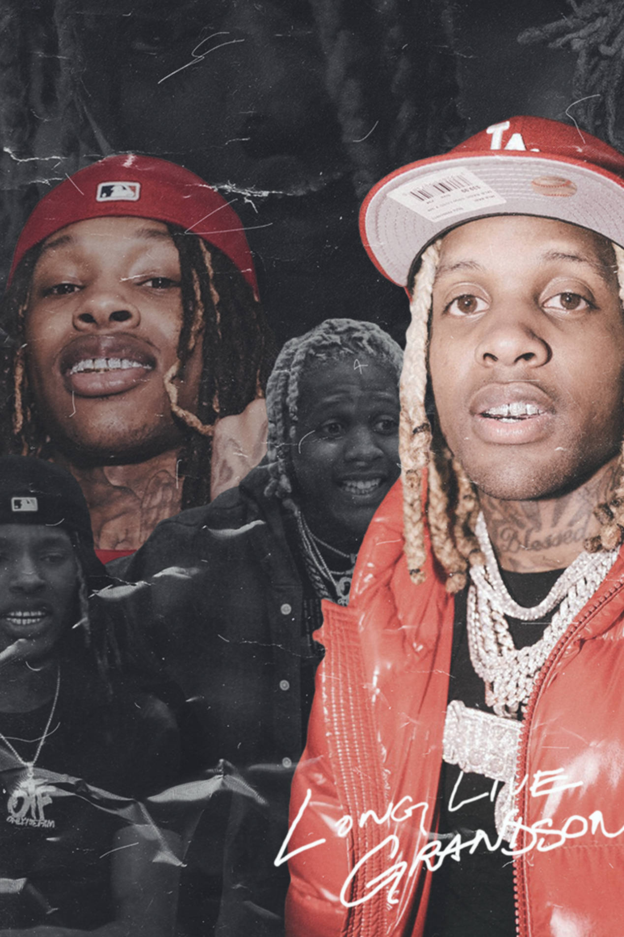 King Von And Lil Durk Long Live Grandson Wallpaper