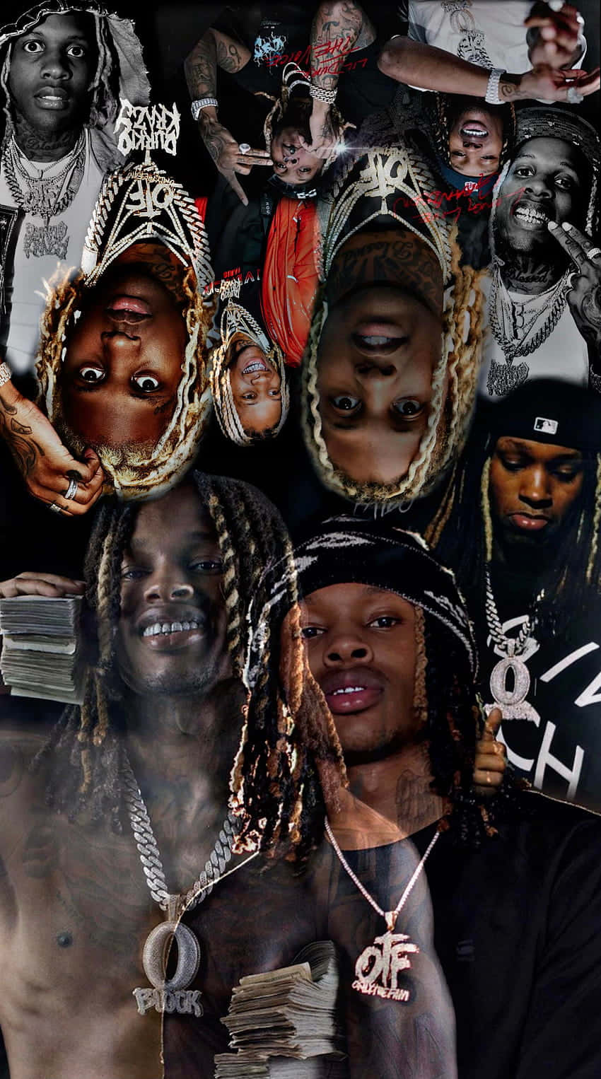 King Von Lil Durk Collage Wallpaper