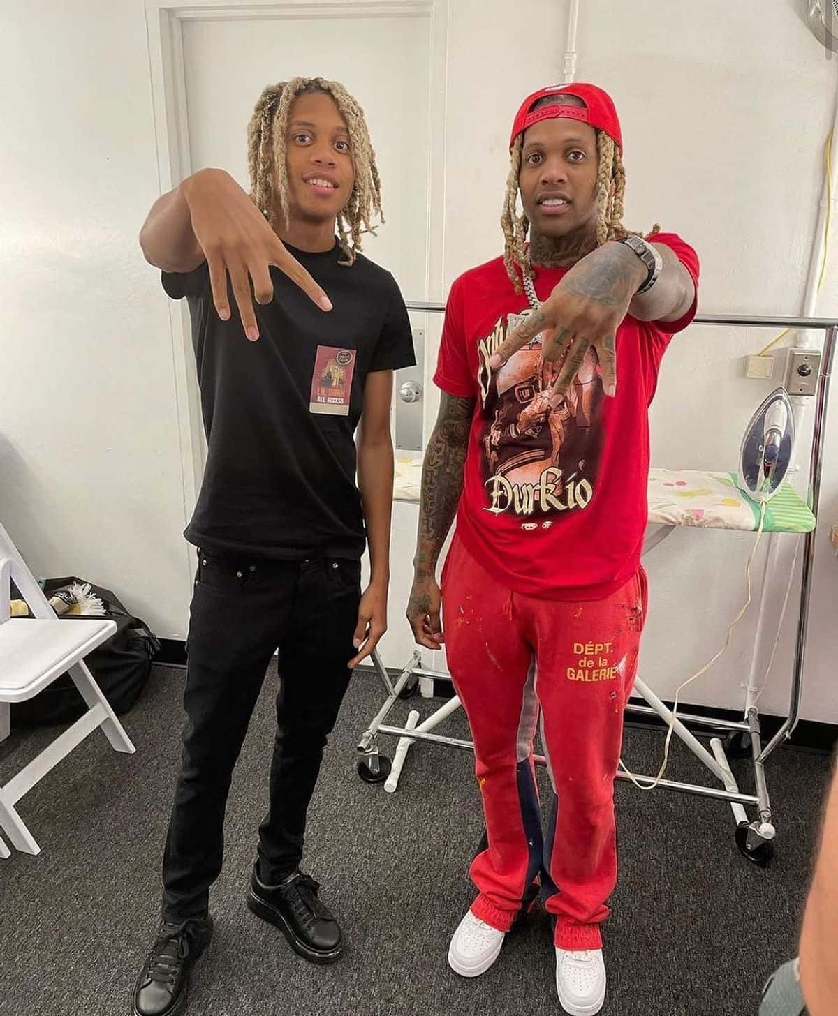 King Vonand Lil Durk Together Wallpaper