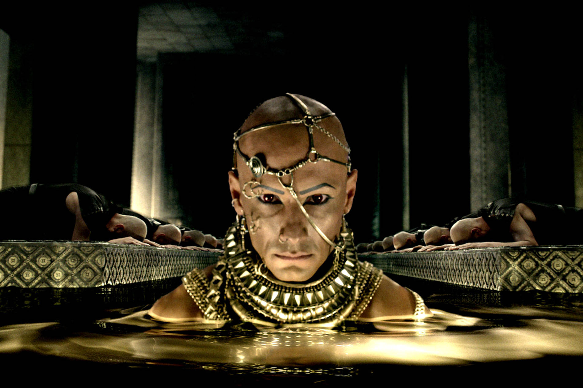 King Xerxes Rodrigo Santoro Evil Stare Wallpaper