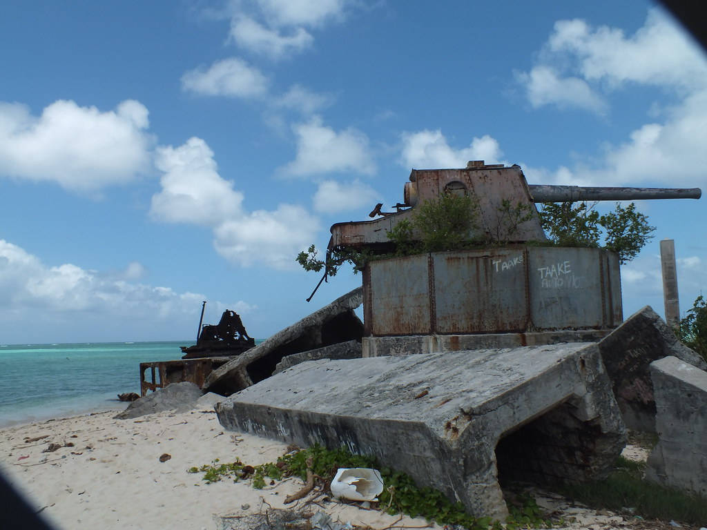 Kiribati World War Relics Wallpaper