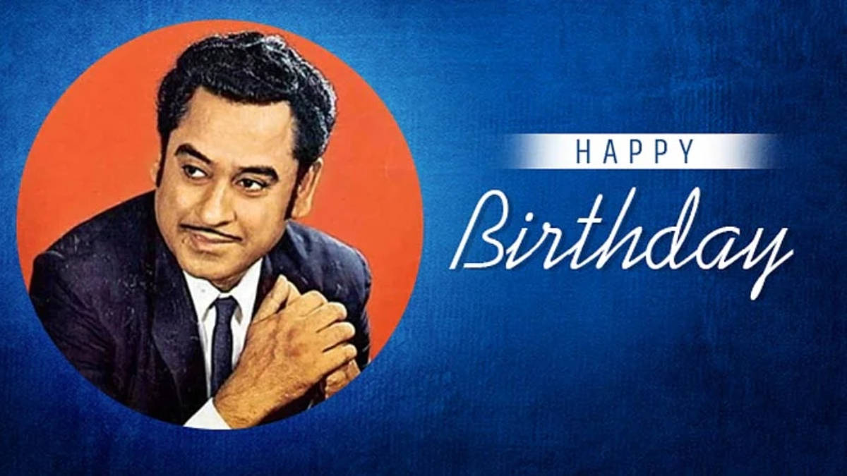 Kishore Kumar Birthday Banner Wallpaper