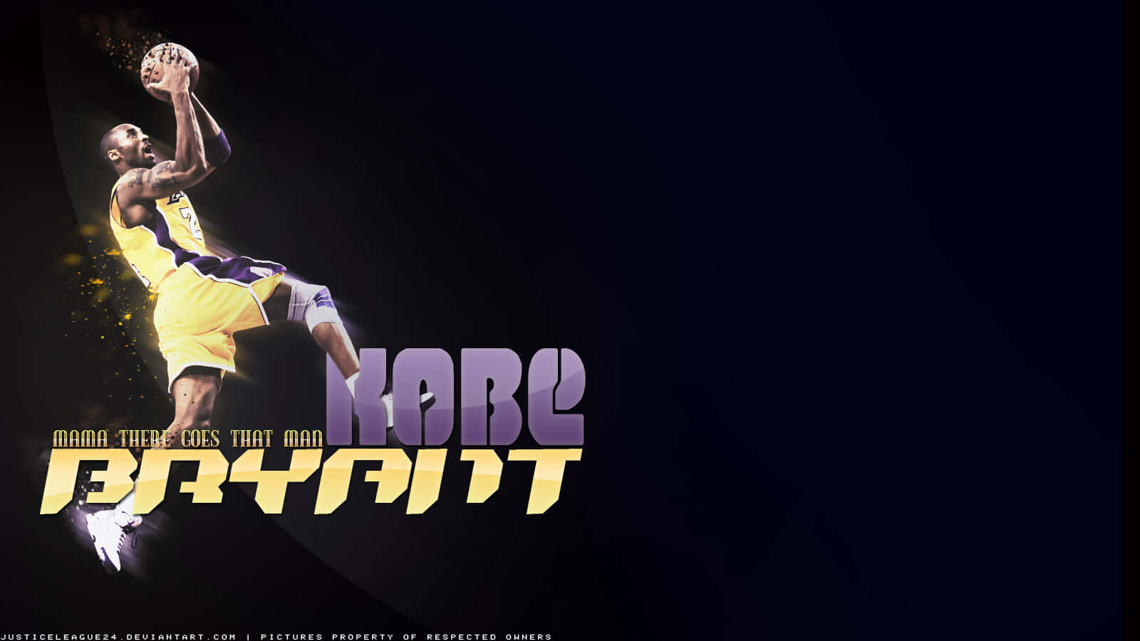 Kobe Bryant Basketball Dunking Wallpaper