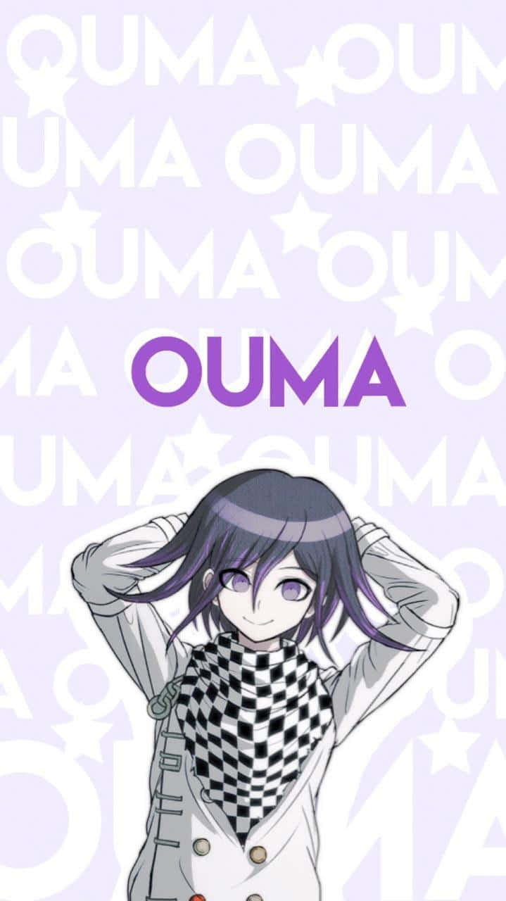 Kokichi Ouma Name Art Phone Wallpaper