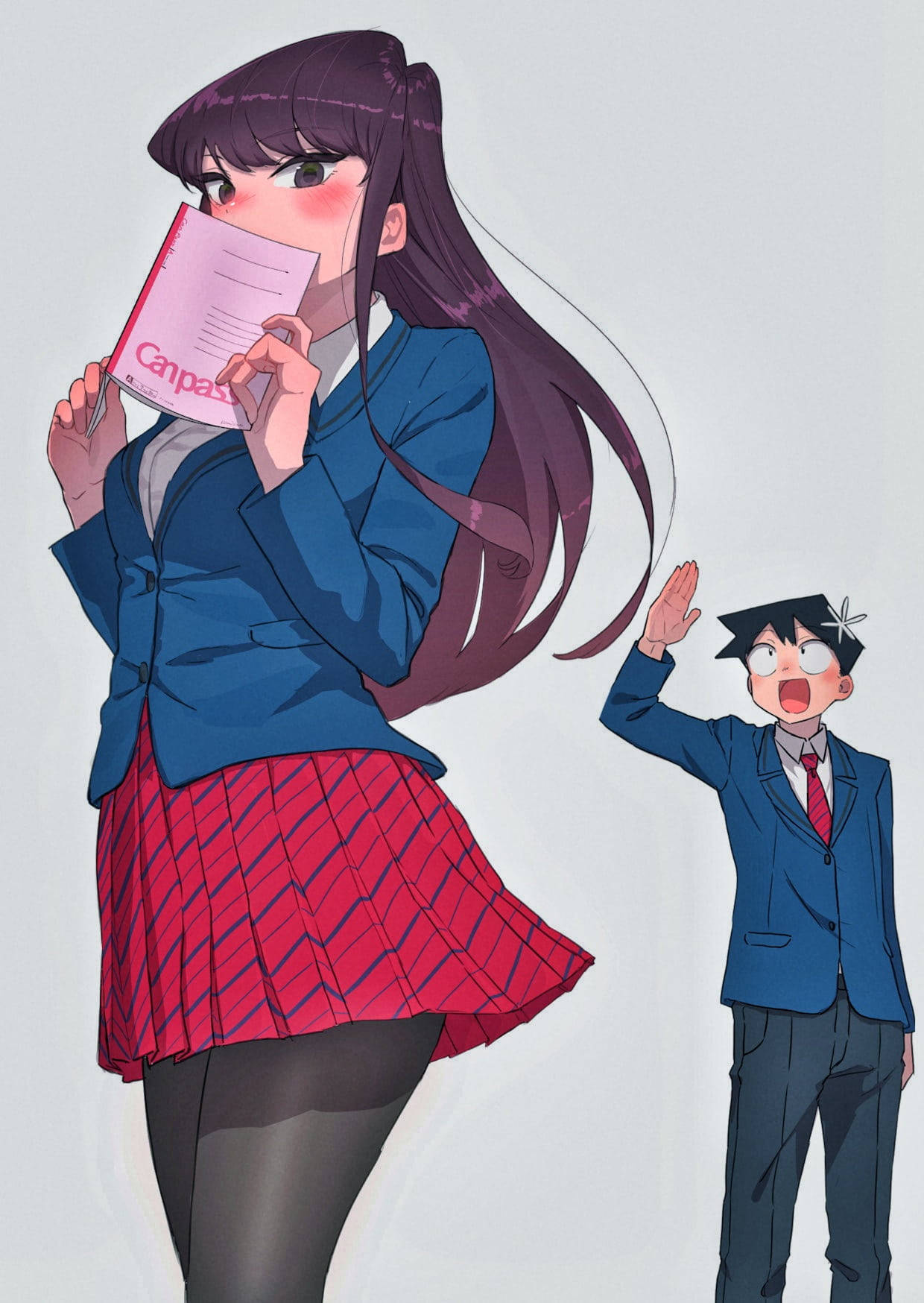 Komi San And Hitohito Tadano Wallpaper