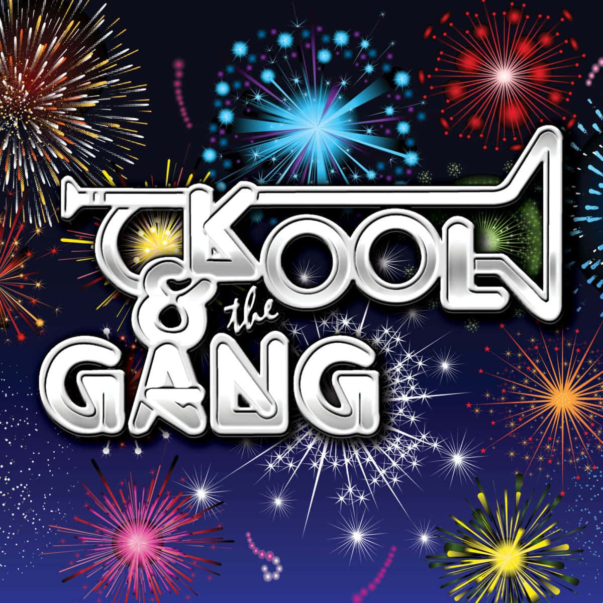 Koolandthe Gang Fireworks Graphic Wallpaper