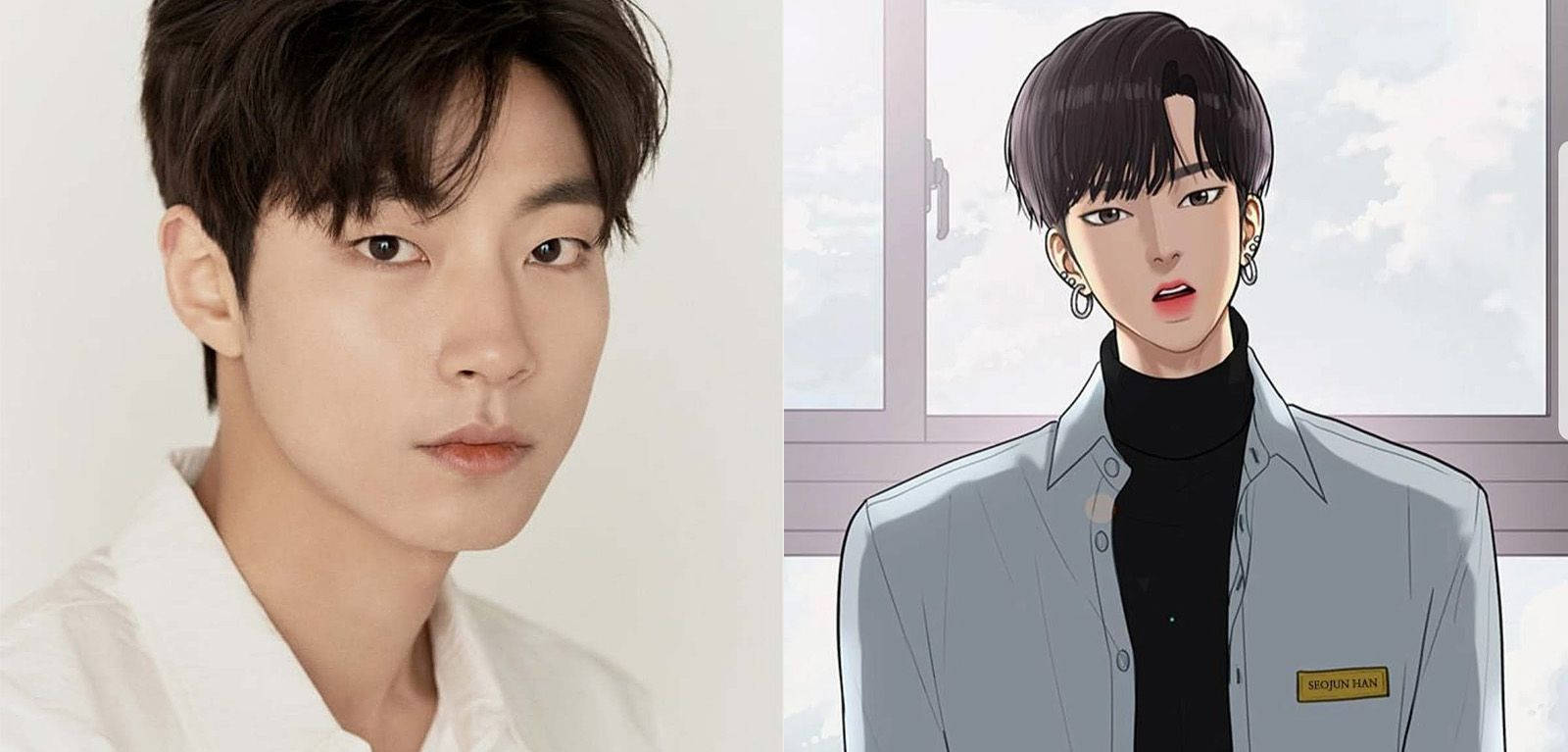 Korean Actor Hwang In Yeop As Han Seo Jun In A Webtoon Series Wallpaper