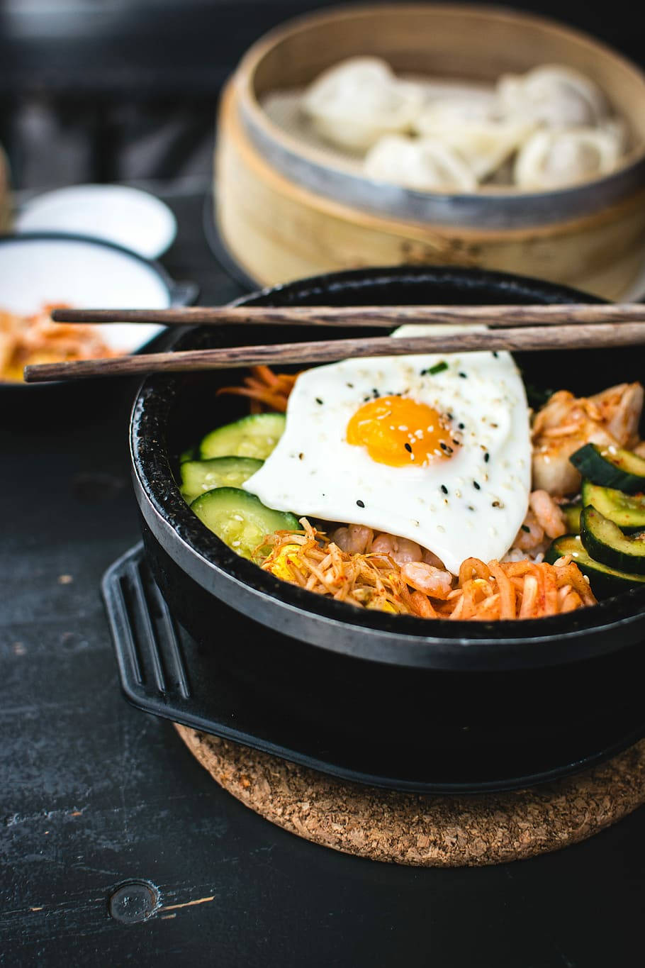 Korean Restaurant Bibimbap Wallpaper