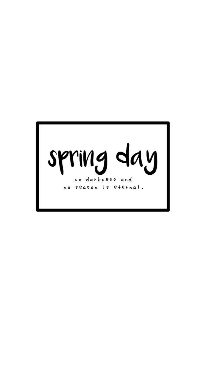 Kpop Bts Spring Day Wallpaper