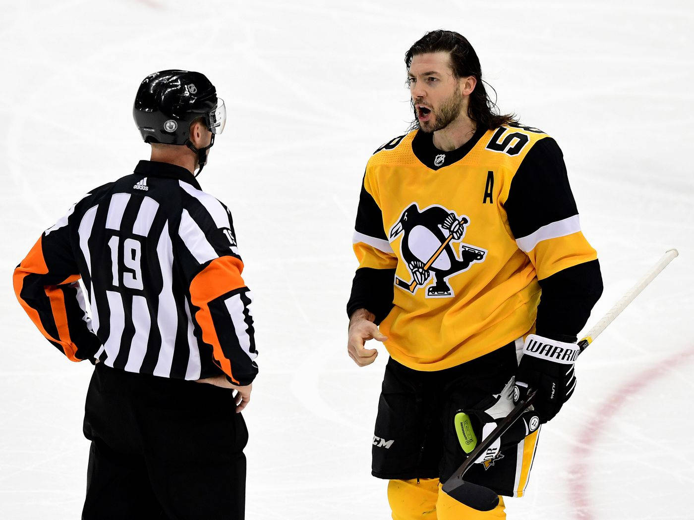 Kris Letang National Hockey League Foul Wallpaper