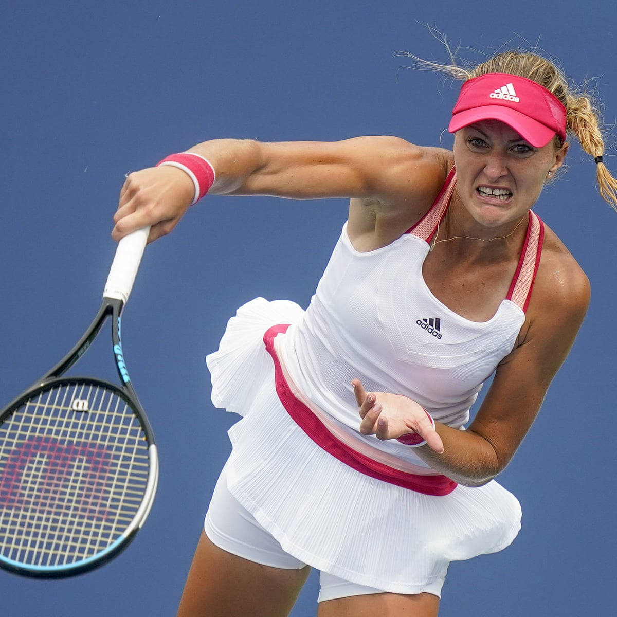 Kristina Mladenovic Comic Face Wallpaper