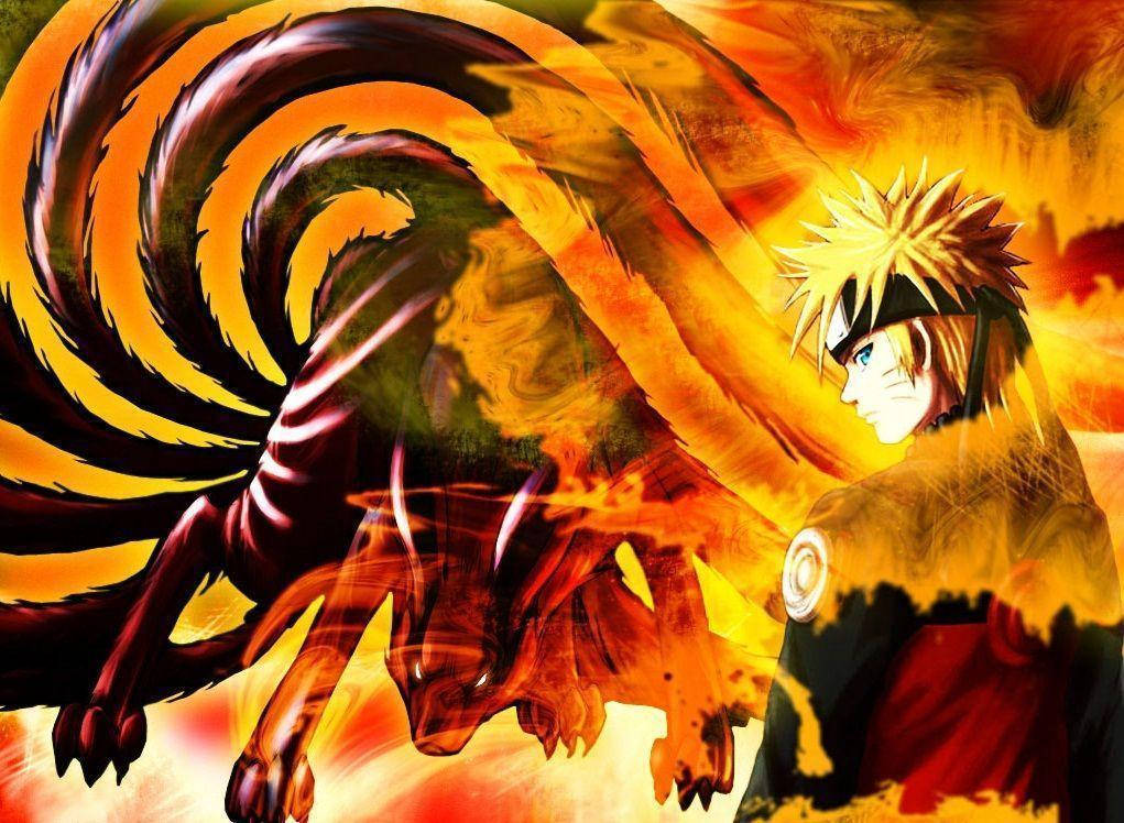 Kurama And Naruto Hd Wallpaper