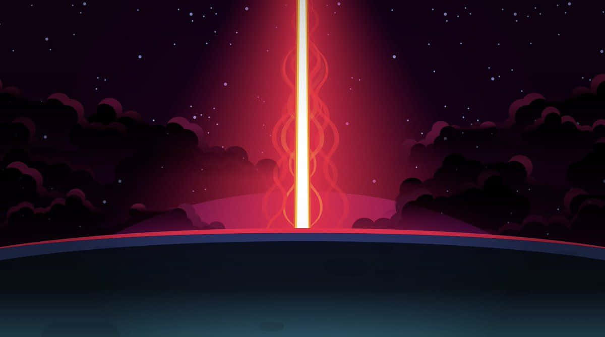 Kurzgesagt Laser Wallpaper