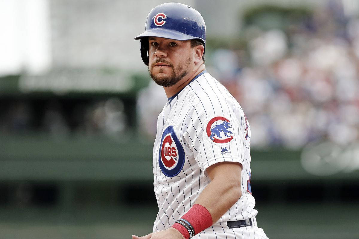 Kyle Schwarber Game Face On Wallpaper