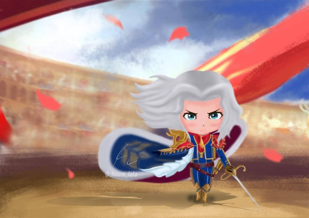 Lancelot Mobile Legend Royal Matador Chibi Wallpaper