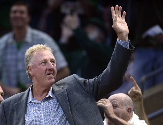 Larry Bird Waving Wallpaper