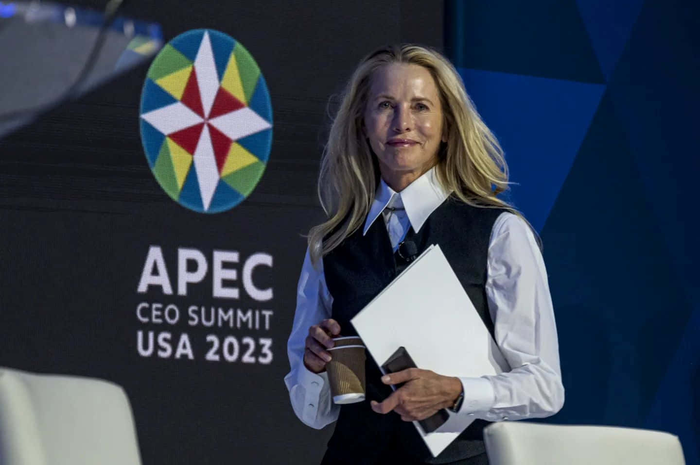 Laurene Powell Jobs A P E C Summit2023 Wallpaper