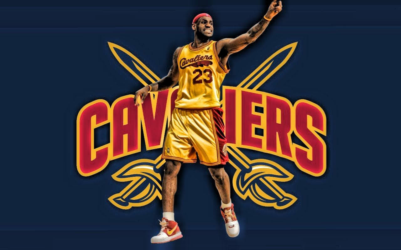 Lebron James Inspires Optimism Among Cleveland Cavaliers Fans Wallpaper