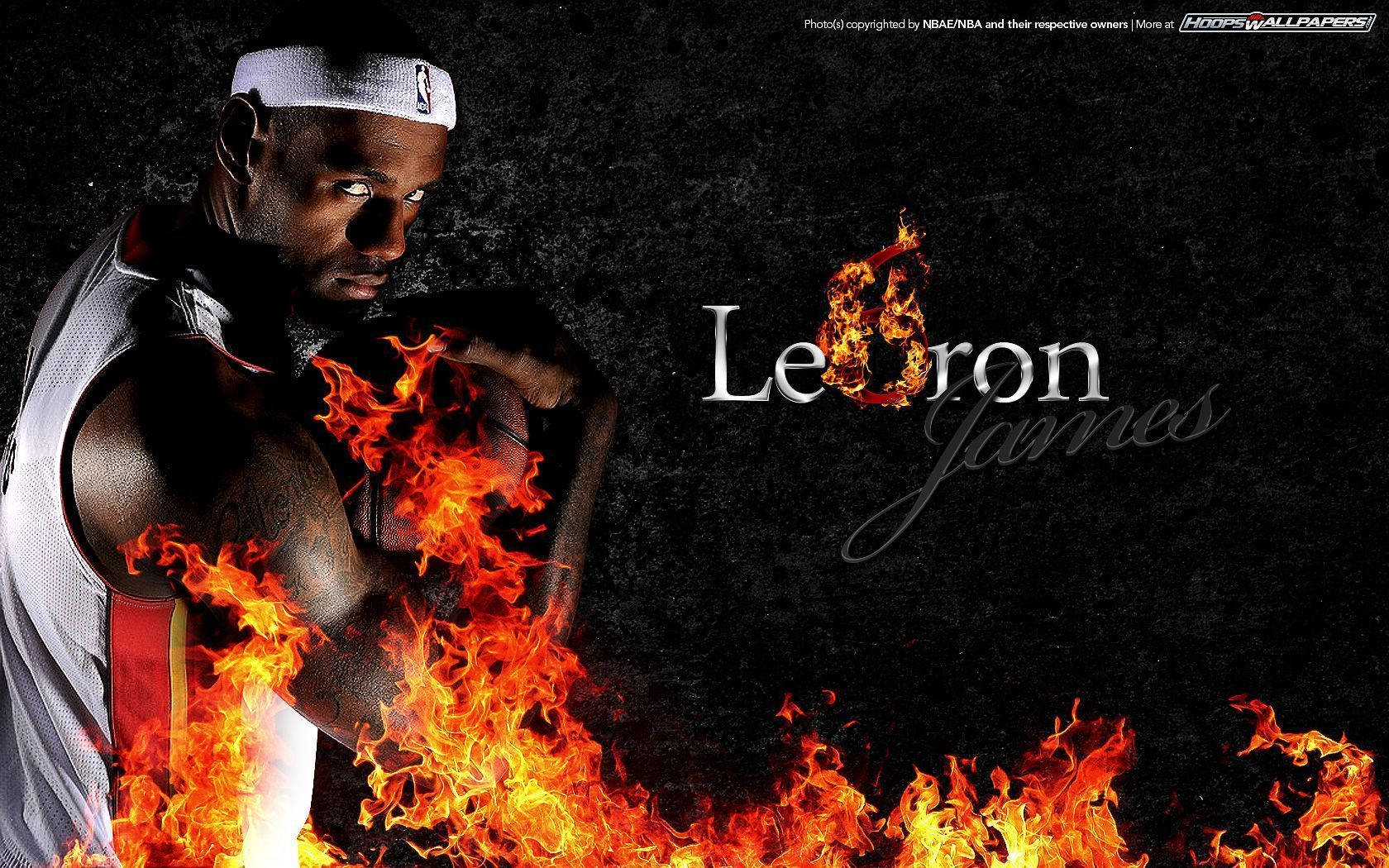 Lebron James Muscular Fanart Wallpaper