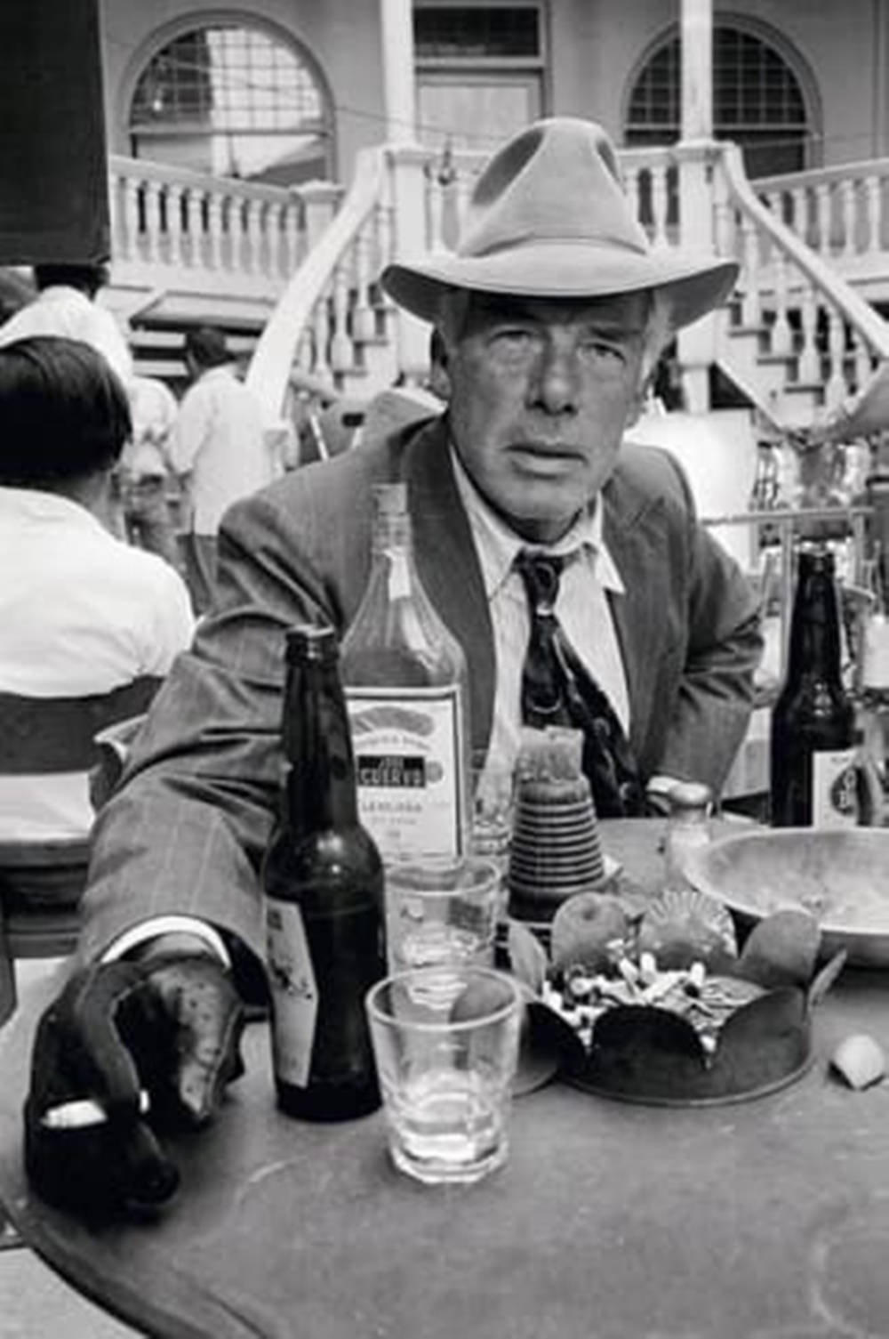 Lee Marvin Enjoying A Drink. Wallpaper