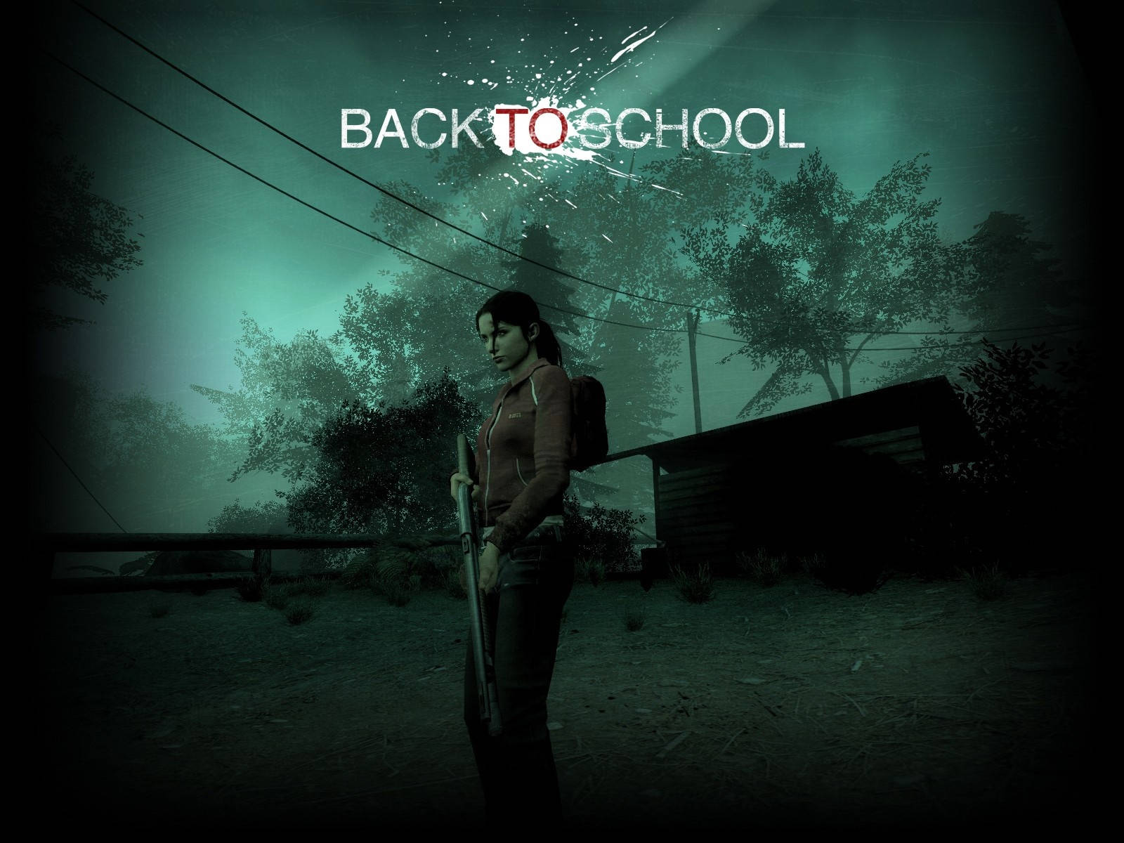 Left 4 Dead Zoe In School Wallpaper