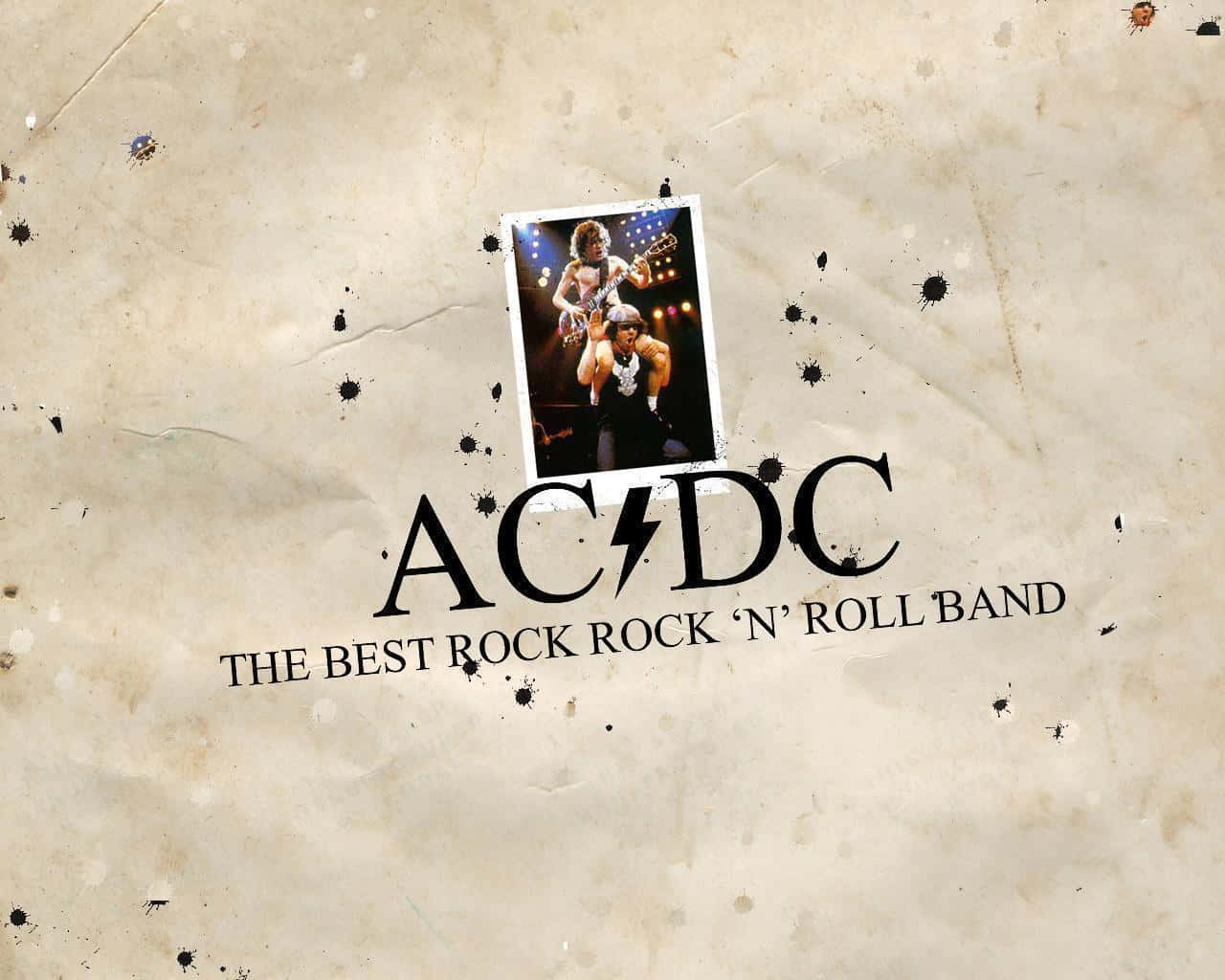 Legendary Ac/dc Band In Concert Wallpaper