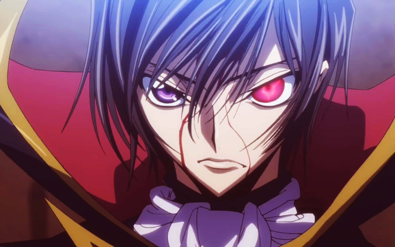 Lelouch Lamperouge Intense Gaze Wallpaper