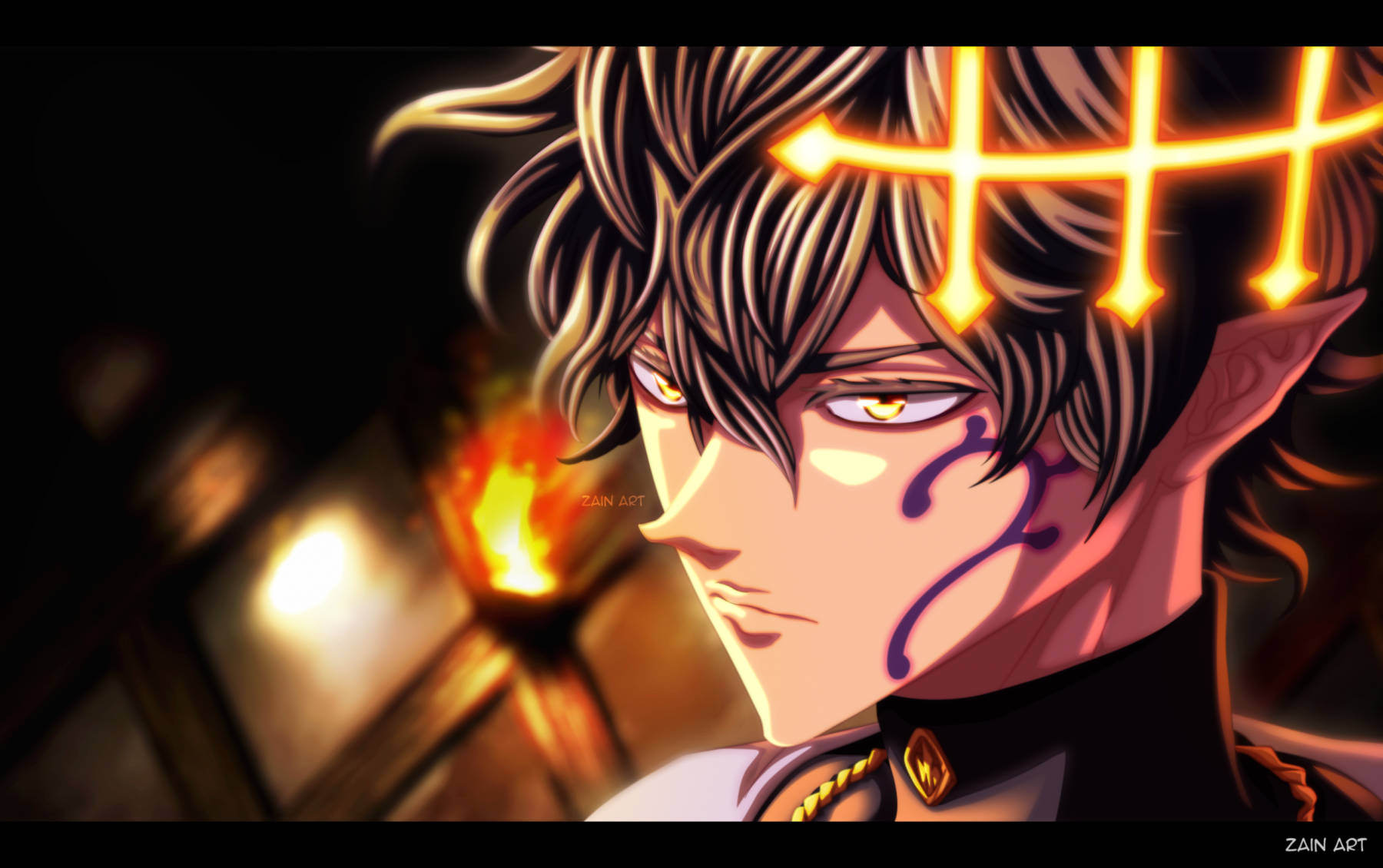 “let’s Show Them Our Power!” -asta, Black Clover Wallpaper