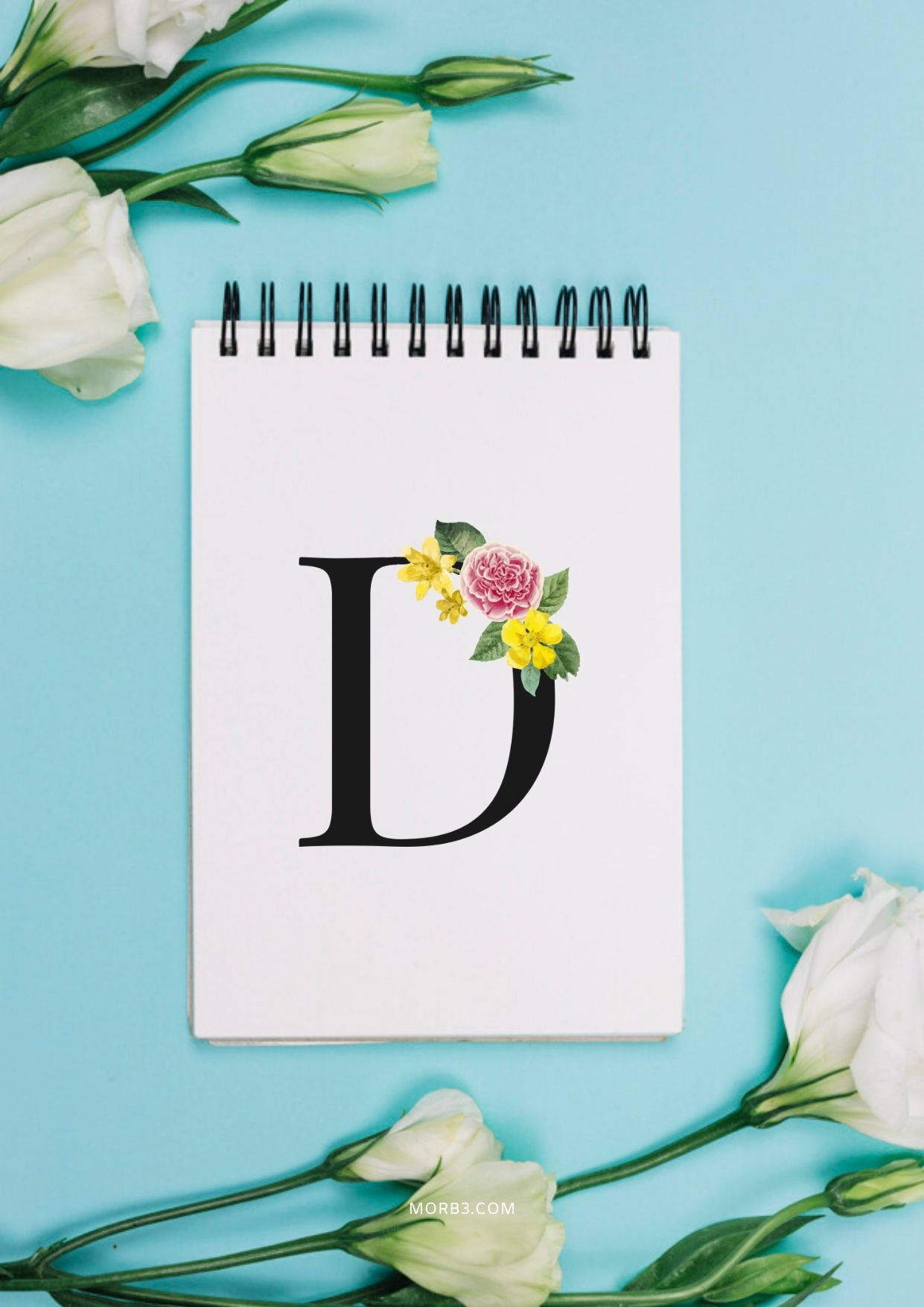 Letter D Notepad Wallpaper