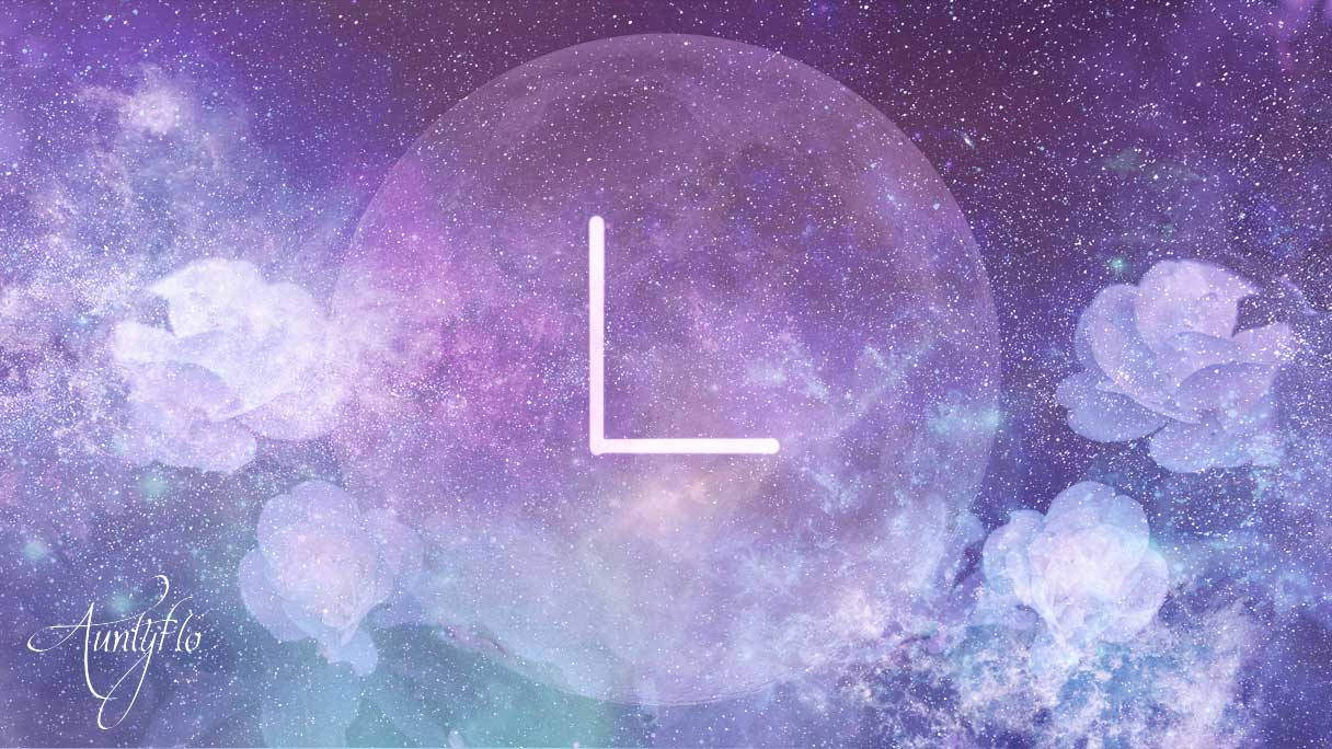 Letter L On Shining Pastel Purple Wallpaper